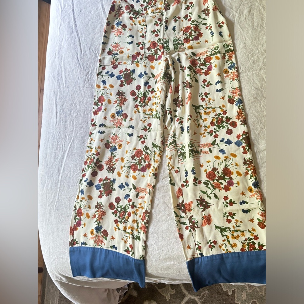 Wilfred Wide Leg Floral Pants (M)